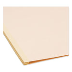 Four-Section Top Tab Classification Folders, 2" Expansion, 1 Divider, 4 Fasteners, Legal Size, Manila, 10/Box