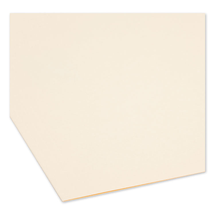 SuperTab Reinforced Guide Height Fastener Folders, 14-pt Manila, 0.75" Expansion, 2 Fasteners, Legal Size, Manila, 50/Box