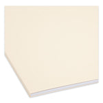 SuperTab Reinforced Guide Height Fastener Folders, 14-pt Manila, 0.75" Expansion, 2 Fasteners, Legal Size, Manila, 50/Box
