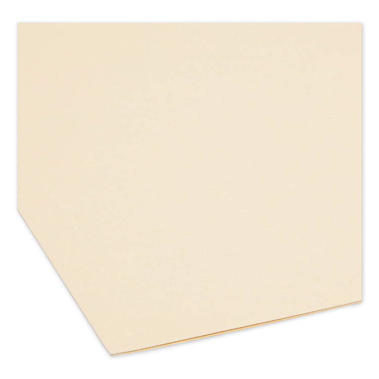 Top Tab Fastener Folders, 1/3-Cut Tabs: Assorted, 0.75" Expansion, 2 Fasteners, Legal Size, Manila Exterior, 50/Box