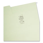 FasTab Hanging Folders, Legal Size, 1/3-Cut Tabs, Moss, 20/Box