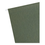 Box Bottom Hanging File Folders, 2" Capacity, Letter Size, Standard Green, 25/Box