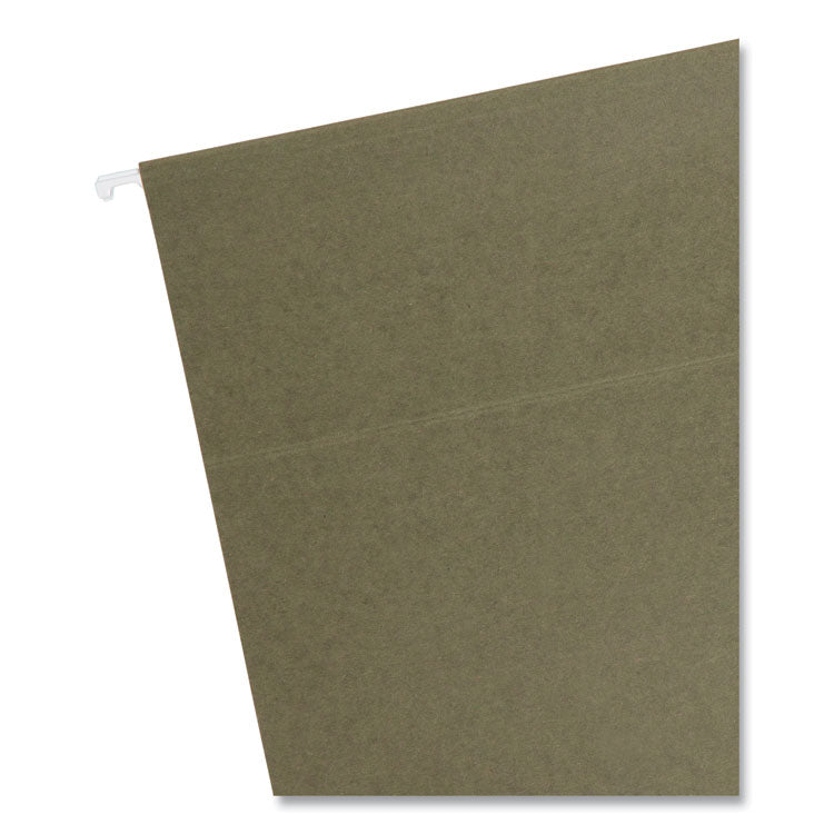 Box Bottom Hanging File Folders, 2" Capacity, Legal Size, Standard Green, 25/Box