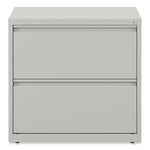 Lateral File, 2 Legal/Letter-Size File Drawers, Light Gray, 30" x 18.63" x 28"