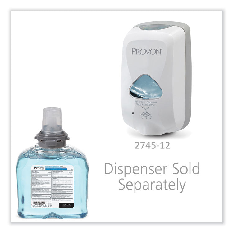 Foaming Antimicrobial Handwash with PCMX Refill, For TFX Dispenser, Floral Scent, 1,200 mL, 2/Carton
