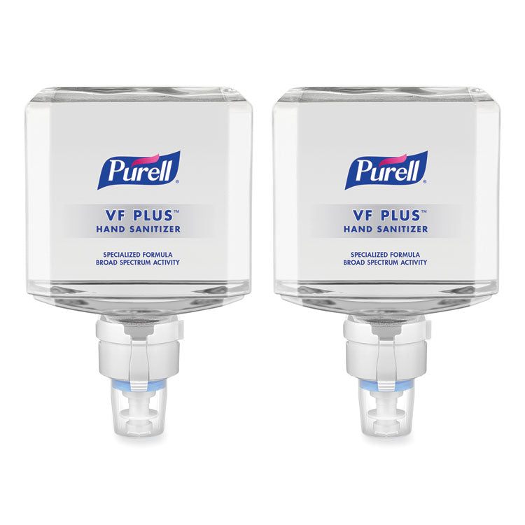 Vf Plus Hand Sanitizer Gel, 1,200 Ml Refill Bottle, Fragrance-Free, For Es8 Dispensers, 2/Carton