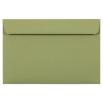 JAM Paper Booklet Envelope 6" x 9", Olive Green, 50/Pack (3157498i)