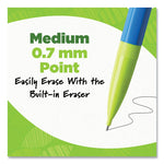 ReVolution Mechanical Pencil, 0.7 mm, HB (#2), Black Lead, Assorted Barrel Colors, 12/Pack