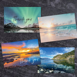 Great Papers Scenic Water Collection General Use Thank You Notecard Kits, Multicolored, 20/Pack (2025024)