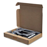 Tablet Shipping Box, One-Piece Foldover (OPF), Medium, 11.75" x 14.25" x 2", Brown Kraft
