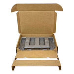 Laptop Shipping Box, One-Piece Foldover (OPF), Large, 17.25" x 11.68" x 3.75", Brown Kraft