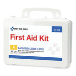 ANSI 2021 First Aid Kit for 25 People, 94 Pieces, Plastic Case