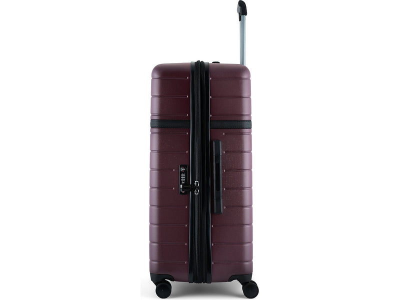 Bugatti Hamburg 30" Hardside Suitcase, 8-Wheeled Spinner, TSA Checkpoint Friendly, Red (HLG4528BU-REDLQ)
