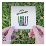 Eco Blend Max Can Liners, 33 gal, 0.8 mil, 33" x 39", Blue, 25 Bags/Roll, 8 Rolls/Carton