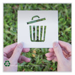 Eco Blend Max Can Liners, 60 gal, 0.8 mil, 38" x 58", Clear, 20 Bags/Roll, 5 Rolls/Carton