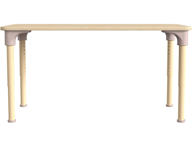 Flash Furniture Bright Beginnings Hercules Rectangular Table, 47" x 24", Height Adjustable, Beech (MK-ME088025-GG)