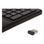 Kensington Pro Fit Ergo K75406US Wireless Ergonomic Keyboard and Optical Mouse Combo, Black (KMW75406)