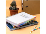 Pukka Pad Subject Notebook, 7" x 10", College Ruled, 200 Sheets, White (9603-PB)