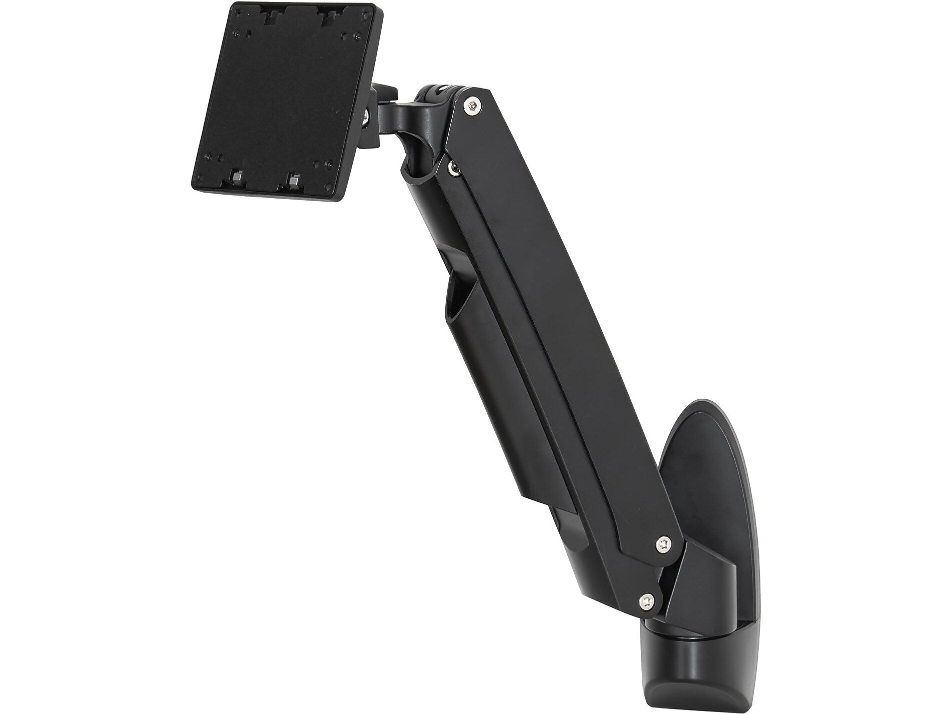 Amer Heavy Duty Curved Monitor Wall Mount Arm, Up to 49" Monitor, Black (AMR1UW)