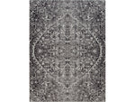 Anji Mountain Rug'd La Cienega Carpet & Hard Floor Chair Mat, 36" x 48", White/Black Polyester (AMB9032)