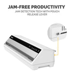 Fellowes Saturn 125 Thermal & Cold Laminator, 12.5" Width, White (5736601)