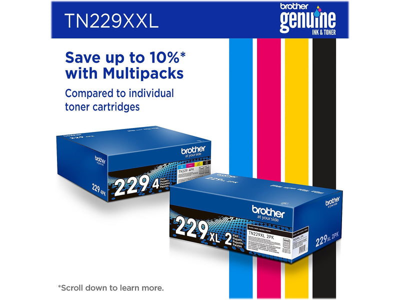 Brother TN229XXL Magenta Super High Yield Toner Cartridge (TN229XXLM)