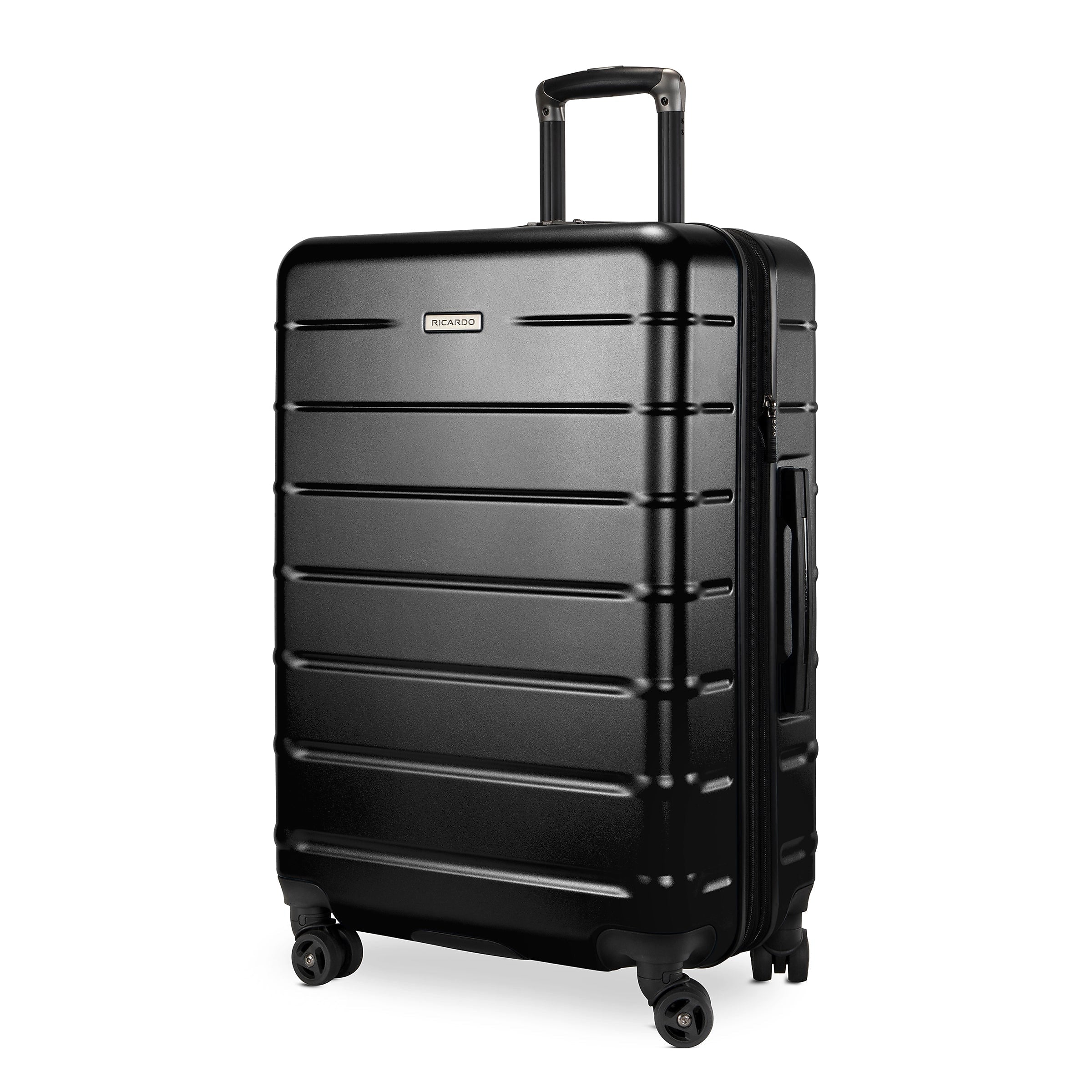 Ricardo Beverly Hills Cambria 24" Hardside  Suitcase, 8-Wheeled Spinner, Black (140-25-006-4VP)