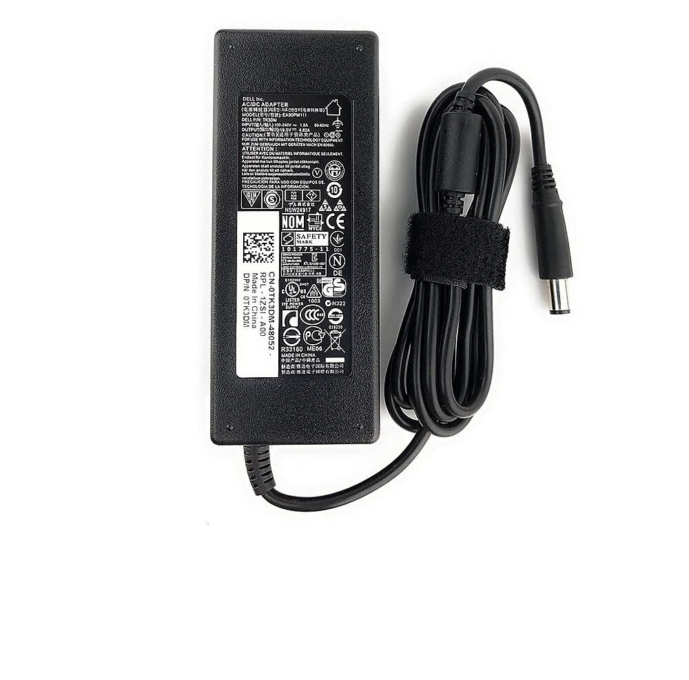 Dell  90W AC Adapter for Dell Laptop, Black (9RCDC)