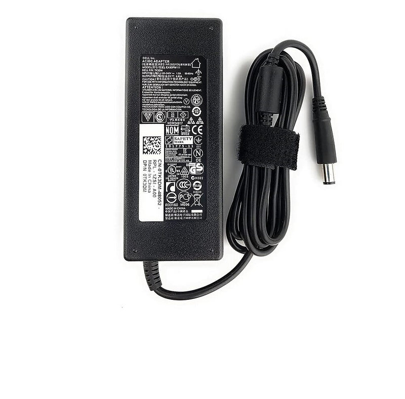 Dell  90W AC Adapter for Dell Laptop, Black (9RCDC)