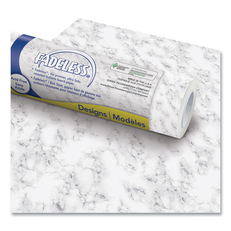 Fadeless Paper Roll, 50 lb Bond Weight, 48 x 50 ft, Marble