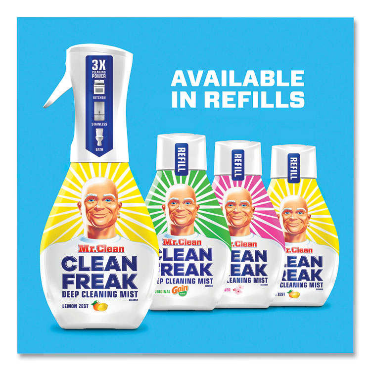 Clean Freak Deep Cleaning Mist Multi-Surface Spray Refill, Lemon Zest, 16 oz Refill Bottle