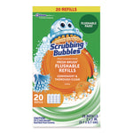 Fresh Brush Toilet Cleaning System Refill, Citrus Scent, 20/Pack