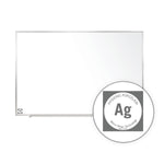 Ghent Magnetic Hygienic Porcelain Dry-Erase Whiteboard, Aluminum Frame, 4'H x 7' 4"W (M4-47-4)