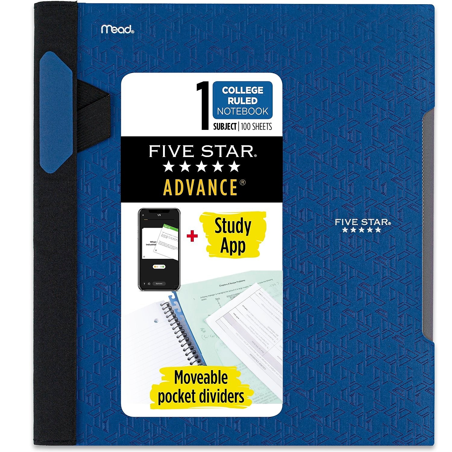 Five Star 1-Subject Notebooks, 8.5" x 11", College Ruled, 100 Sheets (06322)