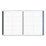 Contemporary Monthly Planner, 11.38 x 9.63, Blue Cover, 12-Month (Jan to Dec): 2025