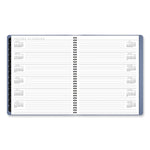 Contemporary Monthly Planner, 11.38 x 9.63, Blue Cover, 12-Month (Jan to Dec): 2025