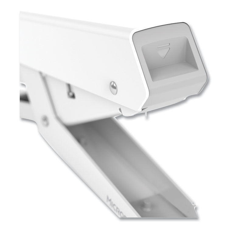 LX890 Handheld Plier Stapler with Antimicrobial Protection, 40-Sheet Capacity, 0.25"/0.31" Staples, White