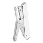 LX890 Handheld Plier Stapler with Antimicrobial Protection, 40-Sheet Capacity, 0.25"/0.31" Staples, White
