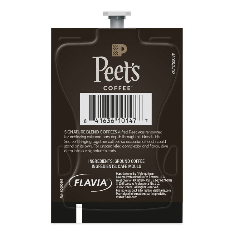 FLAVIA Ground Coffee Freshpacks, Cafe Domingo Blend, 76/Carton