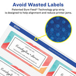Avery Laser/Inkjet Rectangle Glossy Labels, 2" x 3.5", Clear, 200 Labels/Pack (94238)
