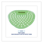 Gem Urinal Deodorizer Screen, Herbal Mint Scent, Green, 12/Box