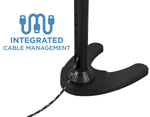 Mount-lt! Adjustable Monitor Mount, Up to 24", Black (MI-789)