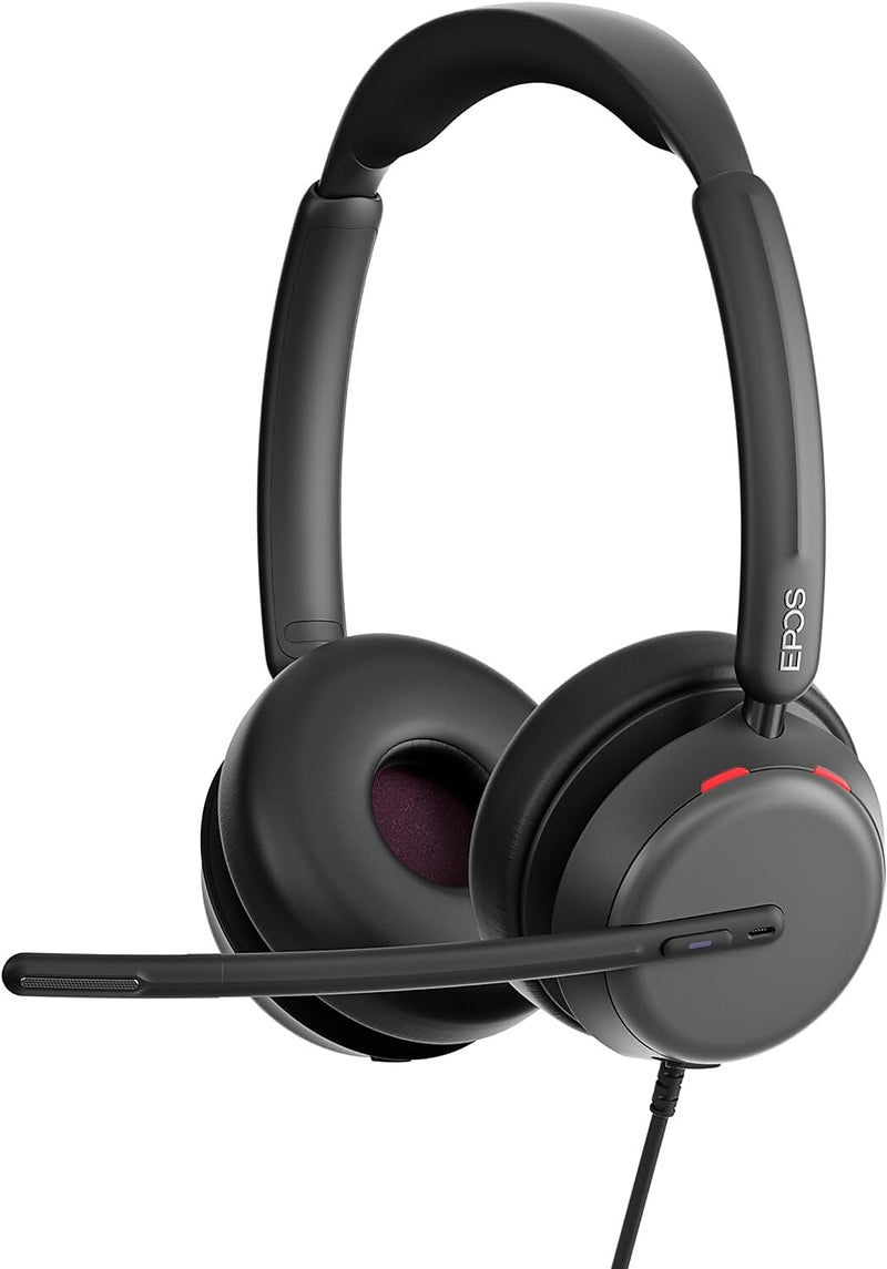 EPOS Impact 860T Active Noise Canceling Stereo Headset, USB-C, MT Certified (1001177)