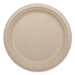 Fiber Plates, Paper, 10.1" dia, Natural, 800/Carton