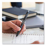S-Gel High-Performance Gel Pen, Retractable, Medium 0.7 Mm, Purple Ink, Black Barrel, Dozen