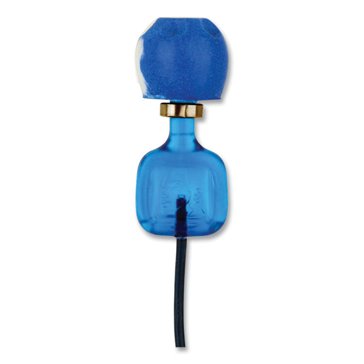 TrustFit Trak Detectable Reusable Corded Foam Earplugs, One Size Fits Most, 29 dB NRR, Blue, 1,000/Carton