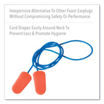 X-TREME Corded Disposable Earplugs, Corded, One Size Fits Most, 32 dB, Orange, 1,000/Carton
