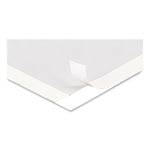 Self Adhesive Sign Holders, 11 x 17, Clear with White Border, 2/Pack