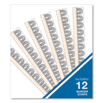 Straight Borders, Rainbows, 3" x 3 ft, Black/White/Cream, 12/Pack