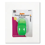One-Hole Pencil Sharpener/Eraser Combo, 1" x 0.75", Randomly Assorted Colors